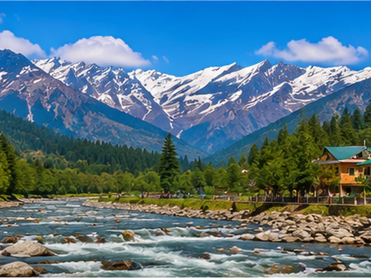 Snow mountains in Manali tour package
