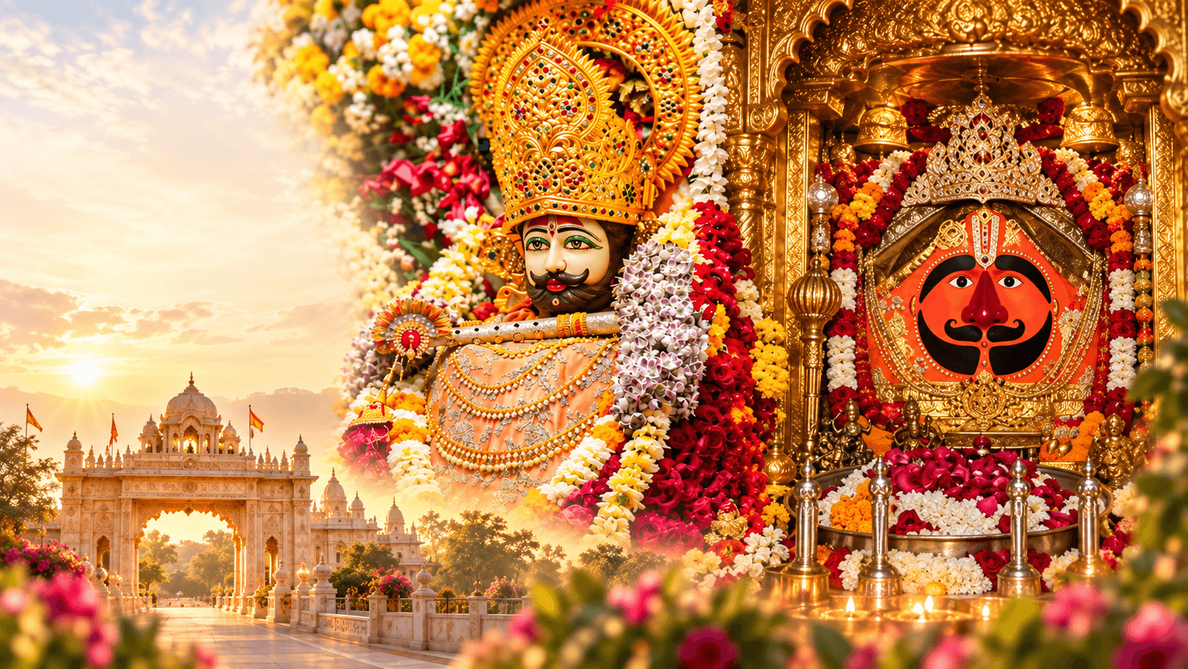 Delhi to Khatu Shyam Ji and Salasar Balaji Cab temple tour from Jaipur