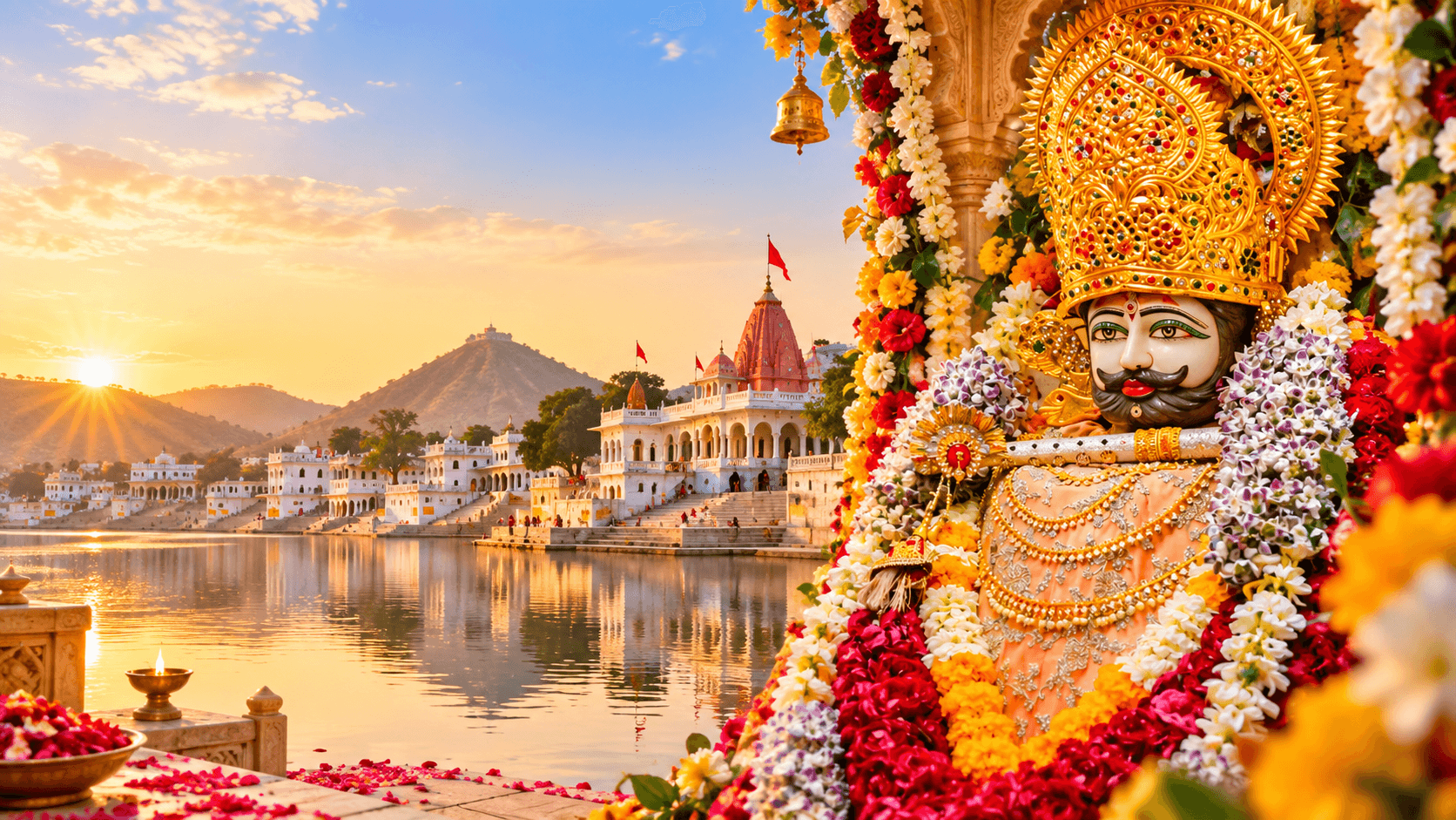 Jaipur to Khatu Shyam Ji & Pushkar Cab Khatu Shyam Ji Tour temple tour from Jaipur