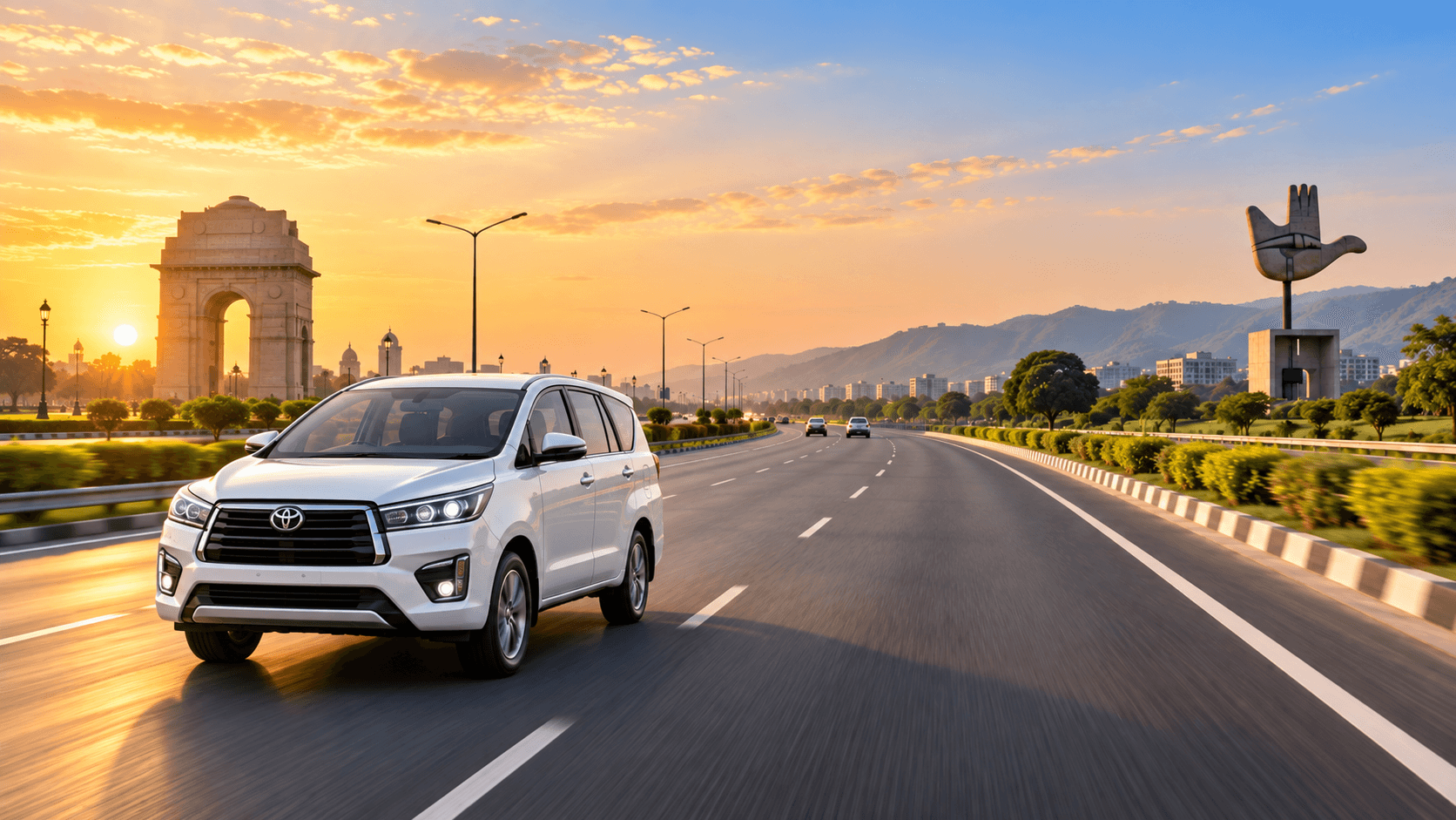 Chandigarh to Delhi one way cab