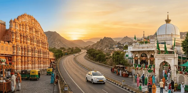 Jaipur to Ajmer Cab